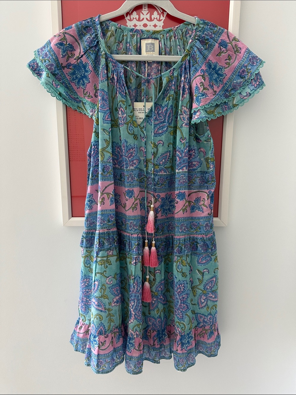 NWT Bell by Alicia Bell Tassel Mini Dress - Small